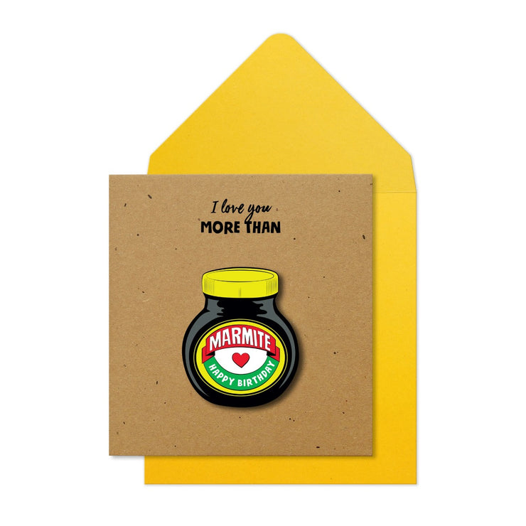 Marmite Birthday Card