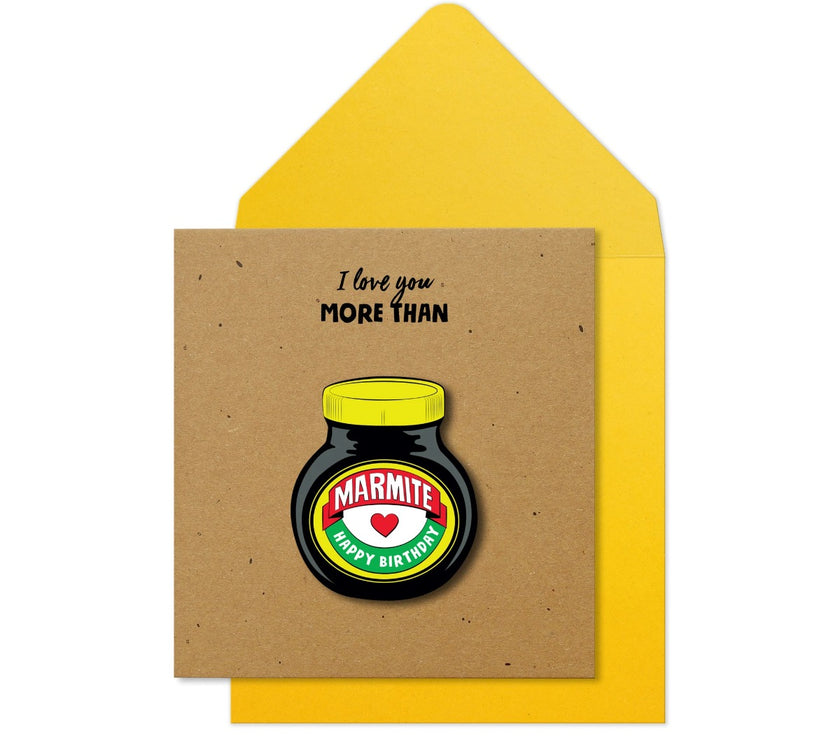 Marmite Birthday Card
