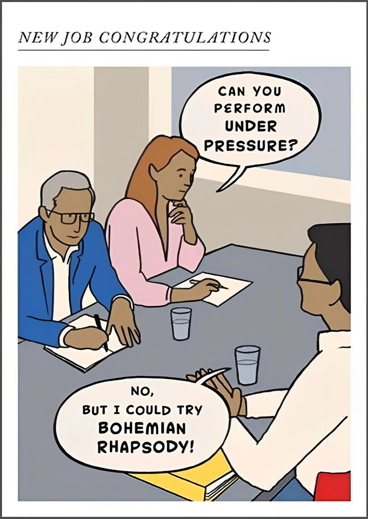 Under Pressure New Job Card