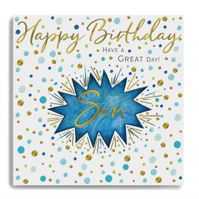 Son Happy Birthday Card - House of Cards