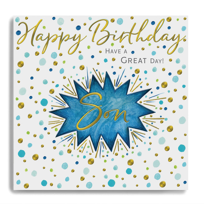 Son Happy Birthday Card