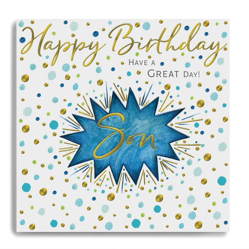 Son Happy Birthday Card