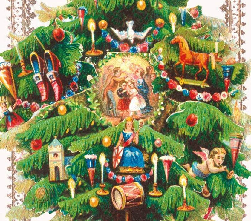 Vintage Tree Christmas Cards - House of Cards