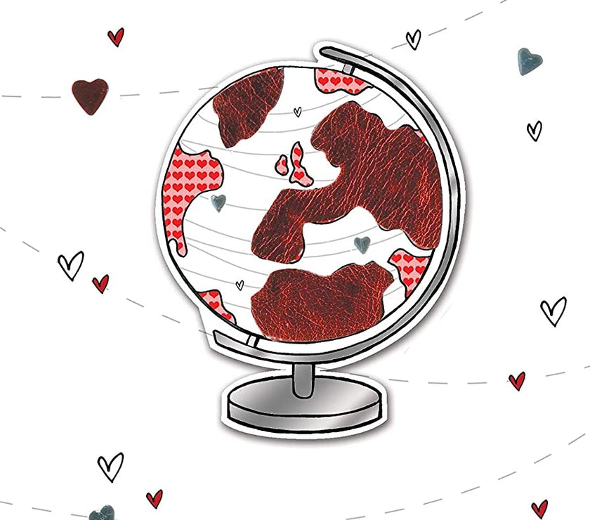 Husband My World Valentine Card