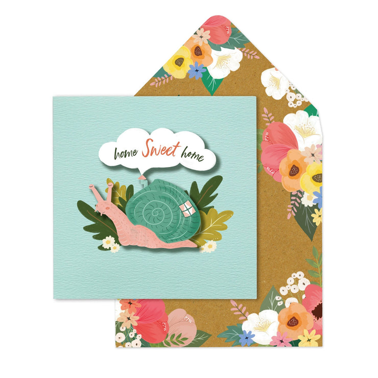 Snail New Home Card