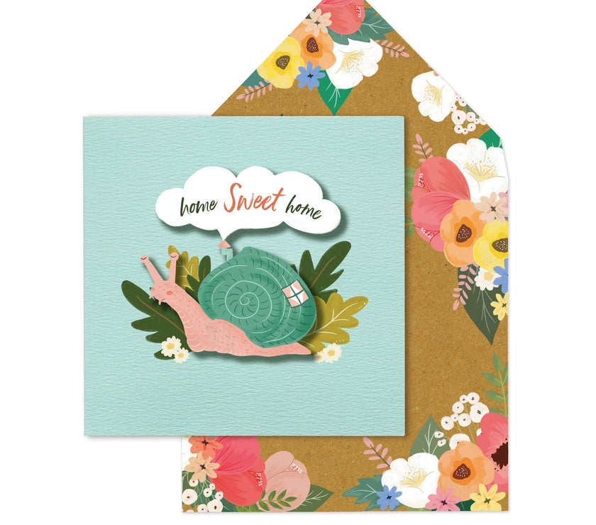 Snail New Home Card