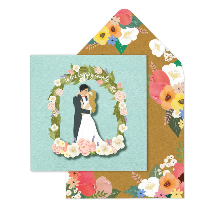 Happy Couple Wedding Card