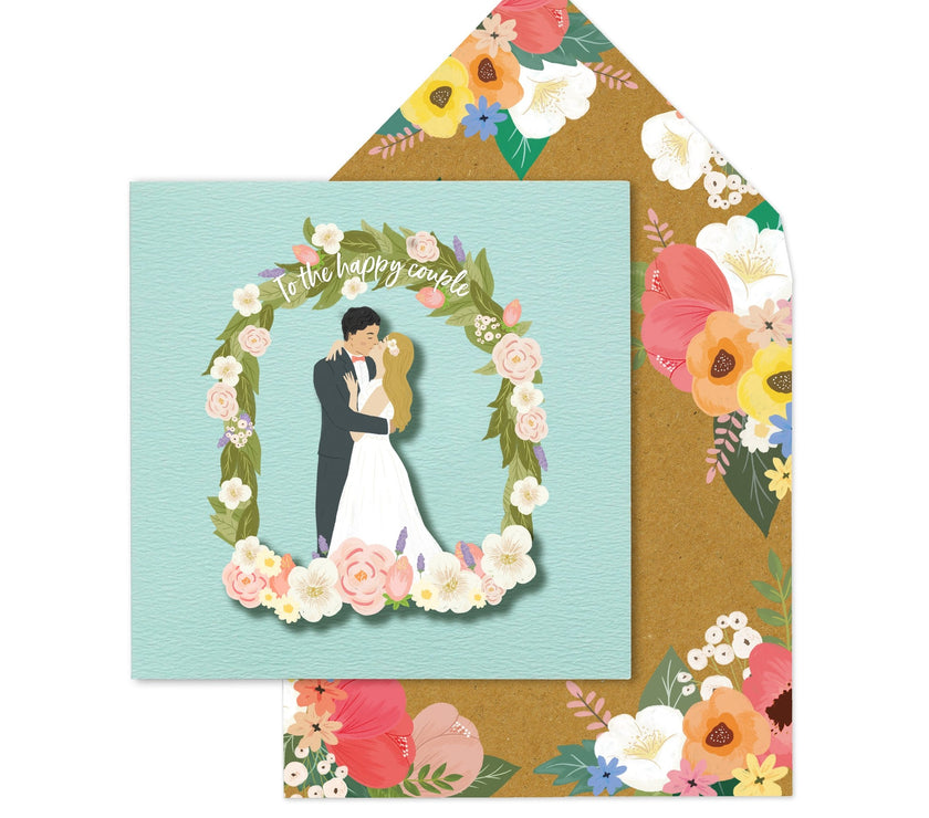 Happy Couple Wedding Card