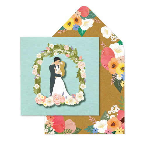 Happy Couple Wedding Card