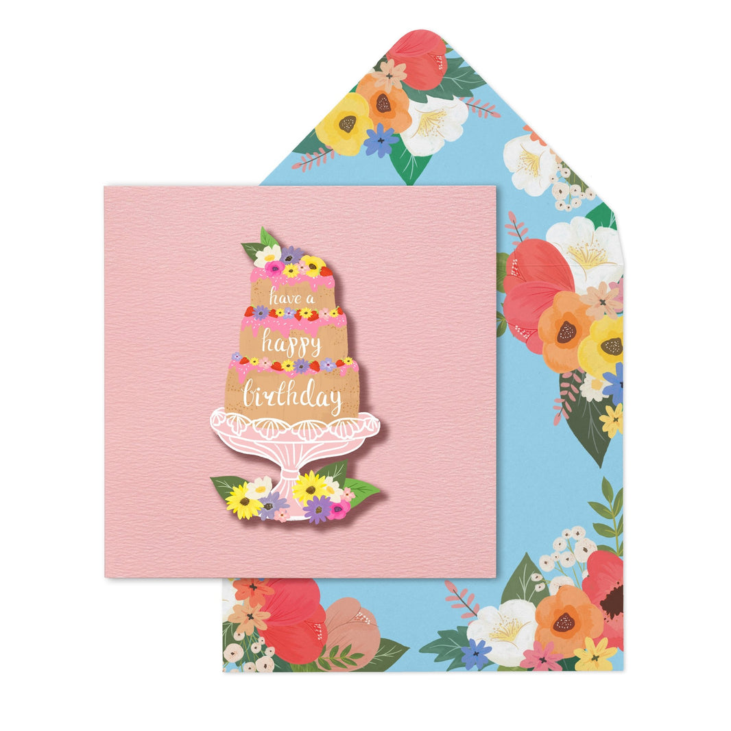 Layered Cake Birthday Card