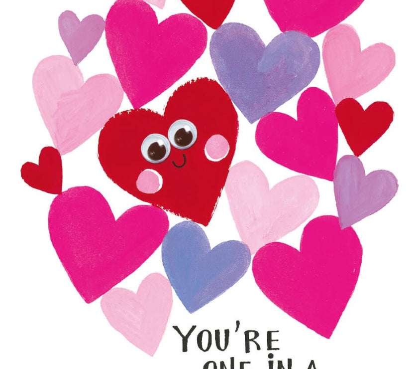 One In A Million Valentines Card