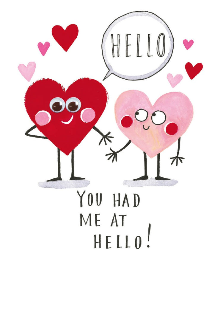 Had Me at Hello Valentines Card