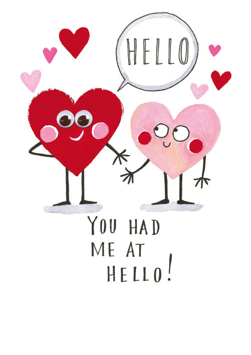 Had Me at Hello Valentines Card