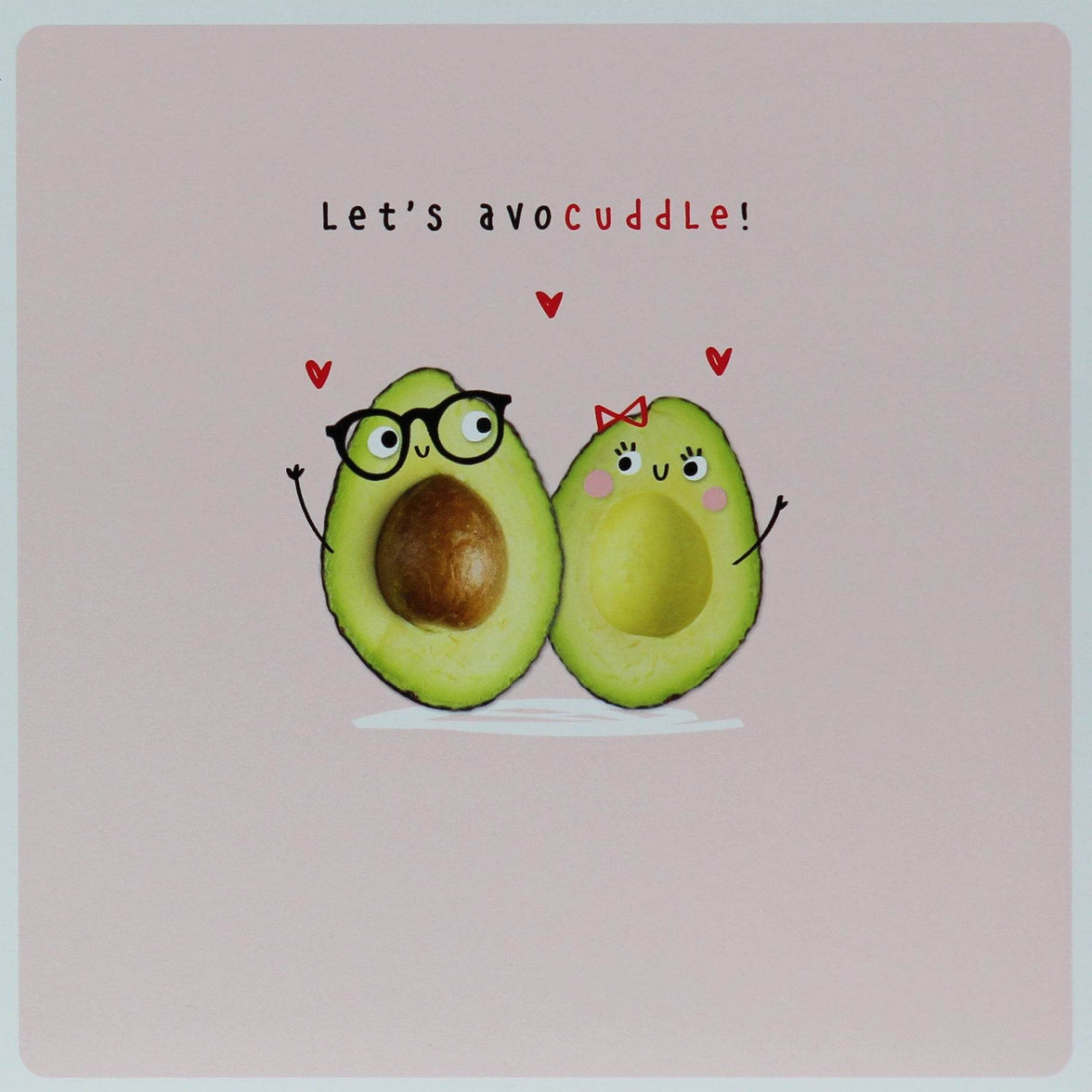 Avocado Cuddle Valentine Card - House of Cards
