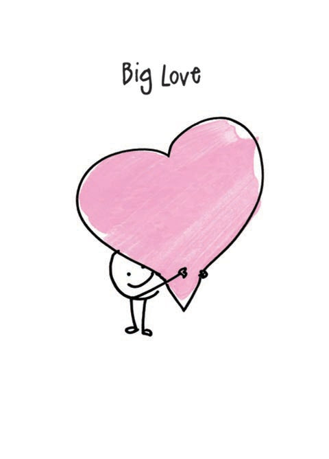 Big Love Greeting Card