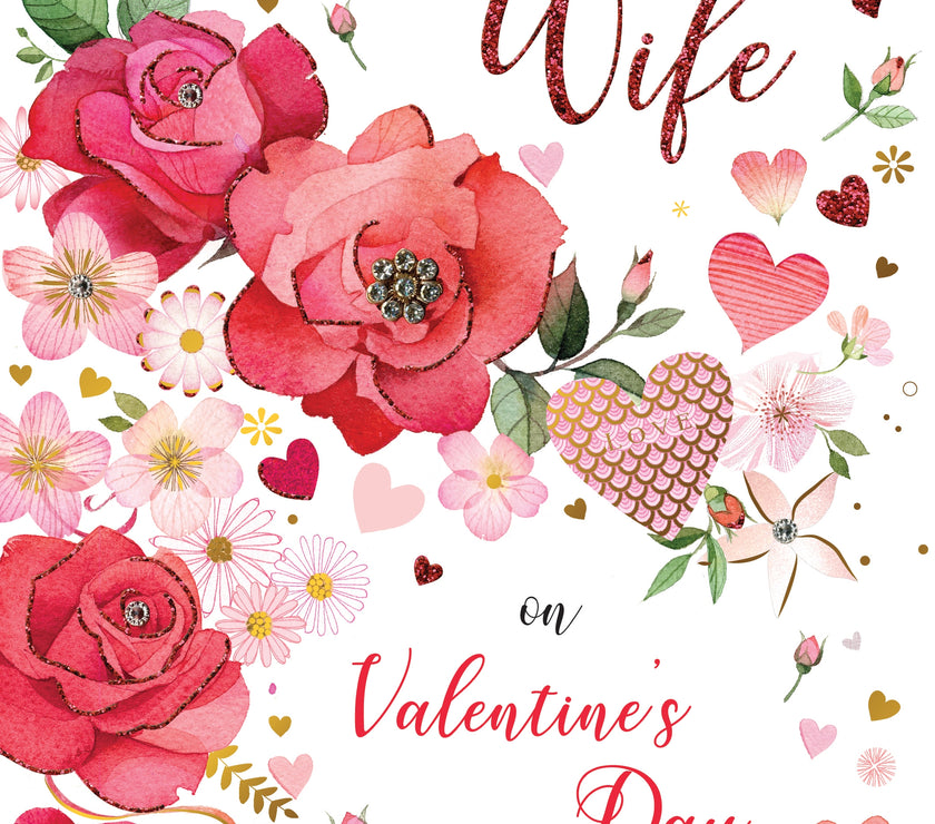 Beautiful Wife Valentine Card