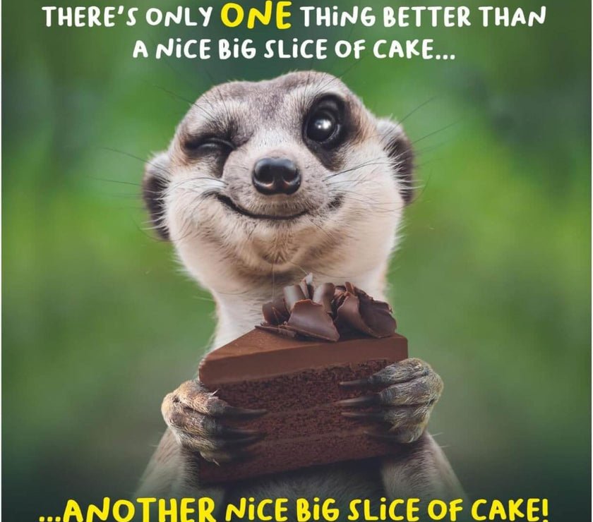 Nice Big Slice of Cake Birthday Card