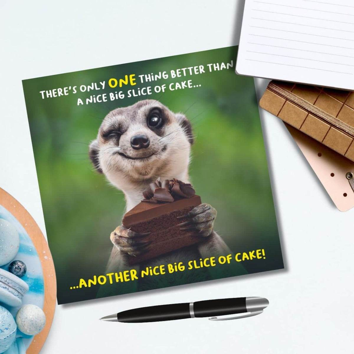 Nice Big Slice of Cake Birthday Card - House of Cards