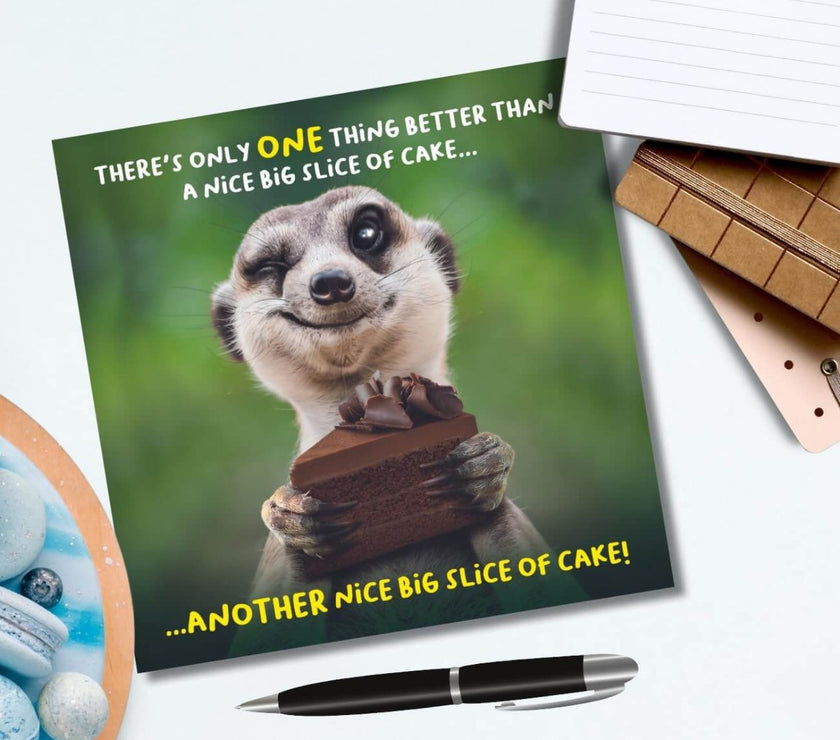 Nice Big Slice of Cake Birthday Card