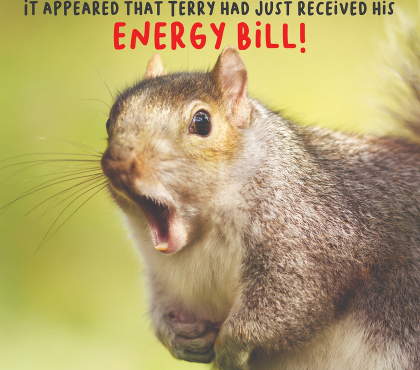 Energy Bill Birthday Card
