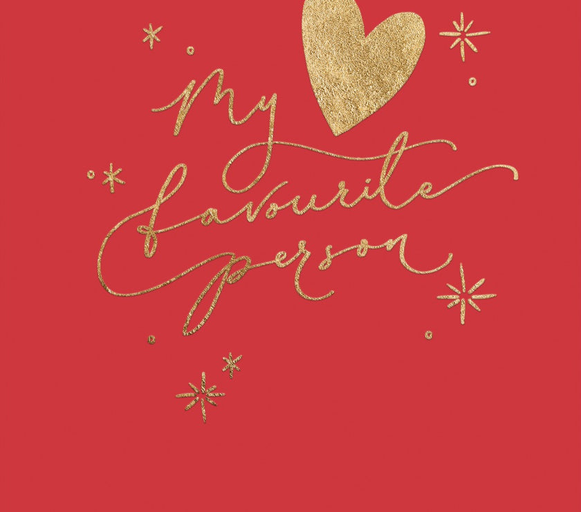 Favourite Person Valentines Card