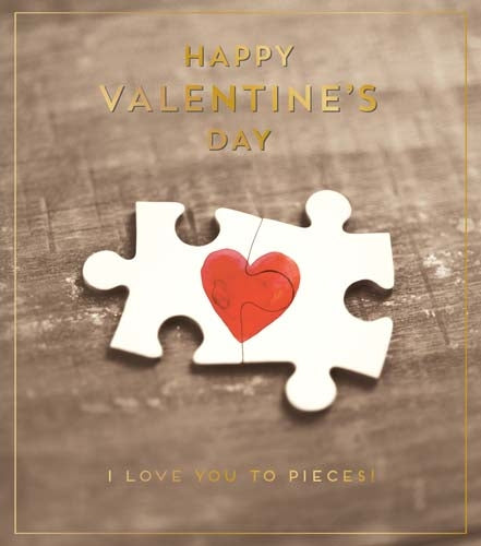 Love You To Pieces Valentine Card