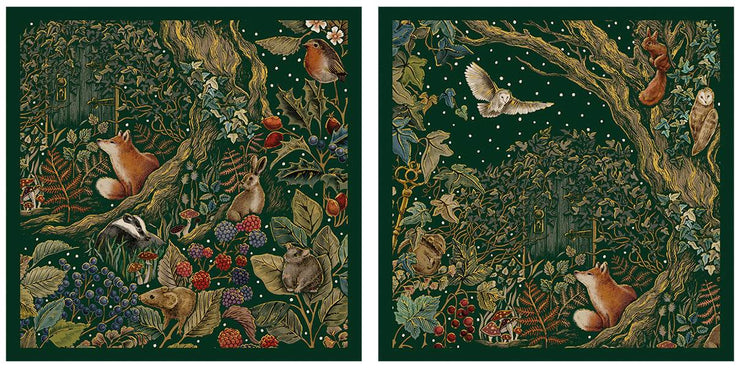 10 Secret Garden Merry Christmas Cards Wallet - House of Cards