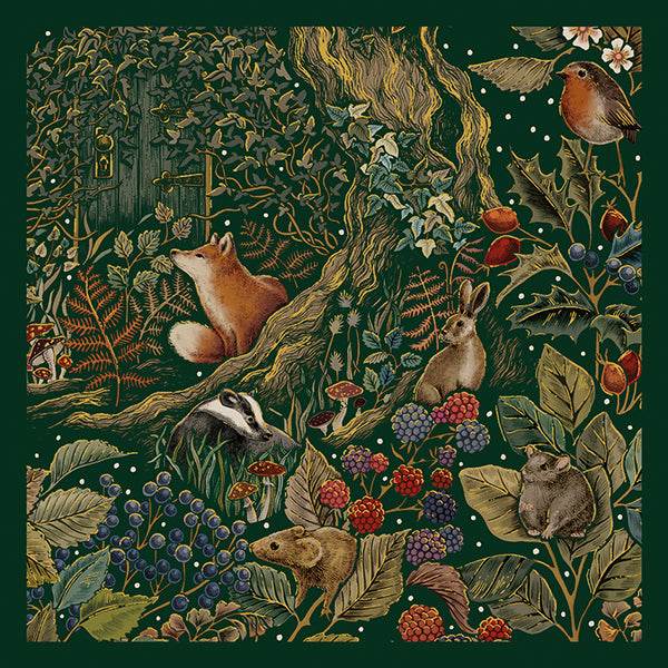 10 Secret Garden Merry Christmas Cards Wallet - House of Cards