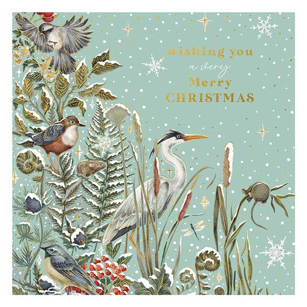 10 Winter Garden Merry Christmas Cards Wallet - House of Cards