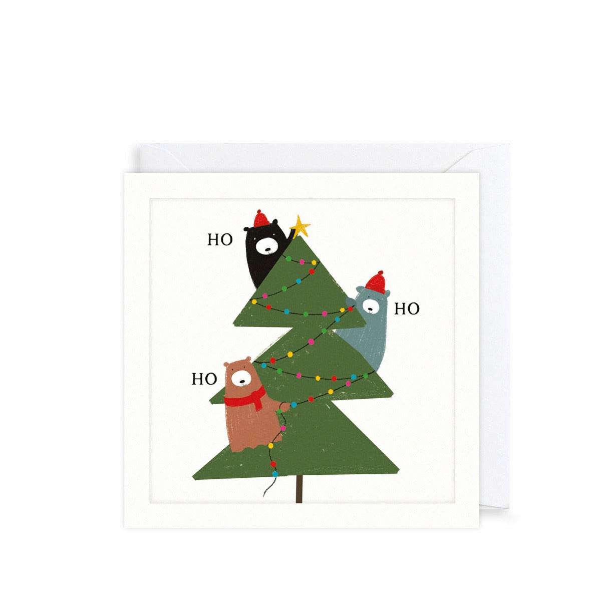 10 Bear Merry Christmas Cards Wallet - House of Cards