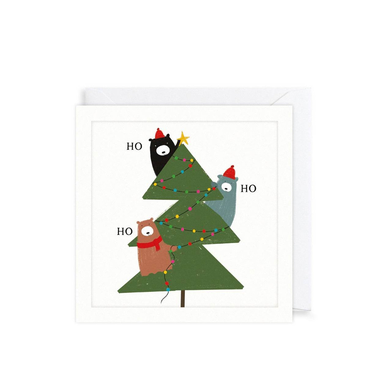 10 Bear Merry Christmas Cards Wallet - House of Cards