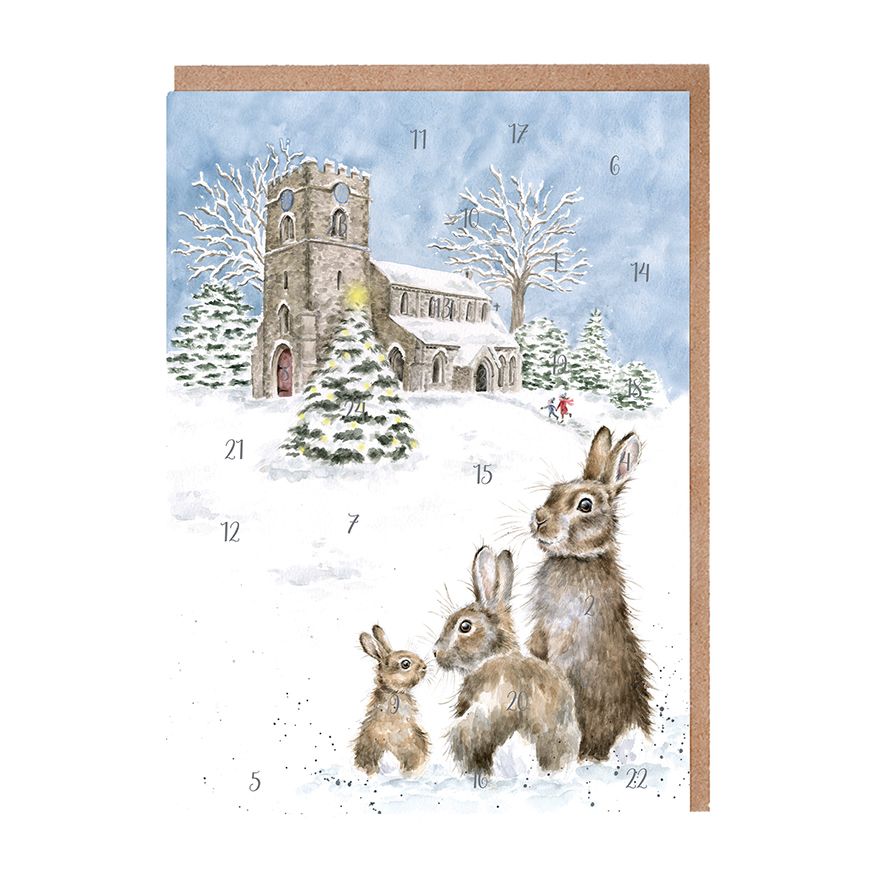 Hares in Church Yard Advent Calendar