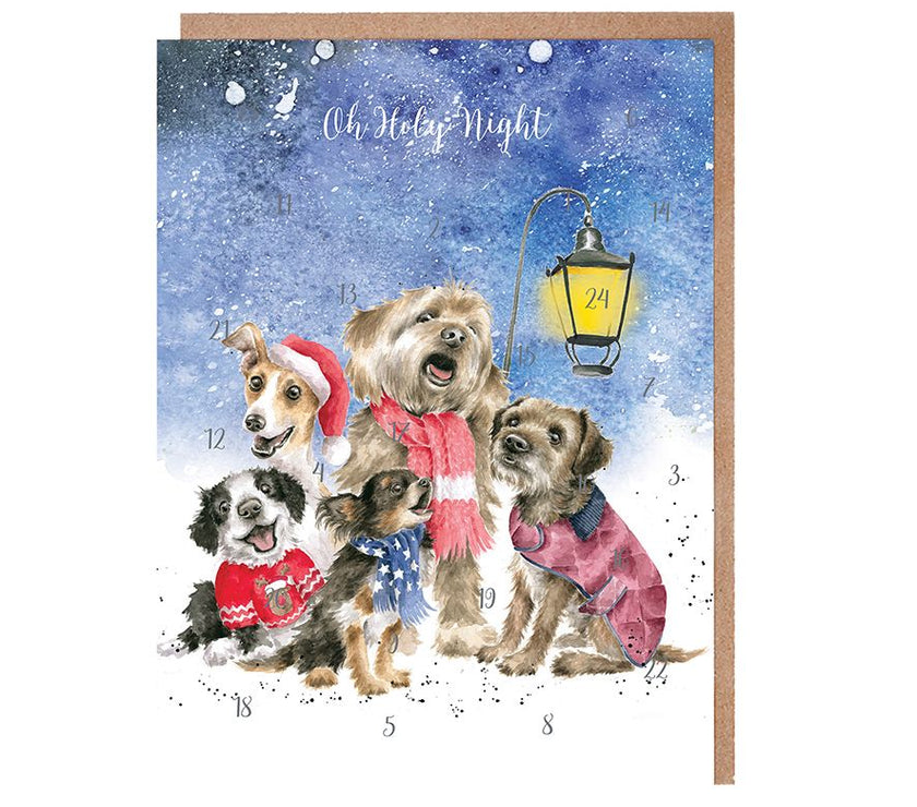 Dogs Christmas Carol Singers Advent Calendar