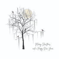 Frozen Tree White Christmas Boxed Cards