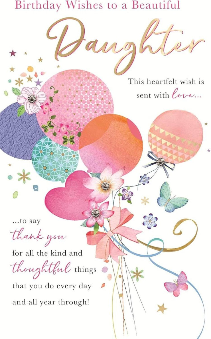 Daughter Birthday Card