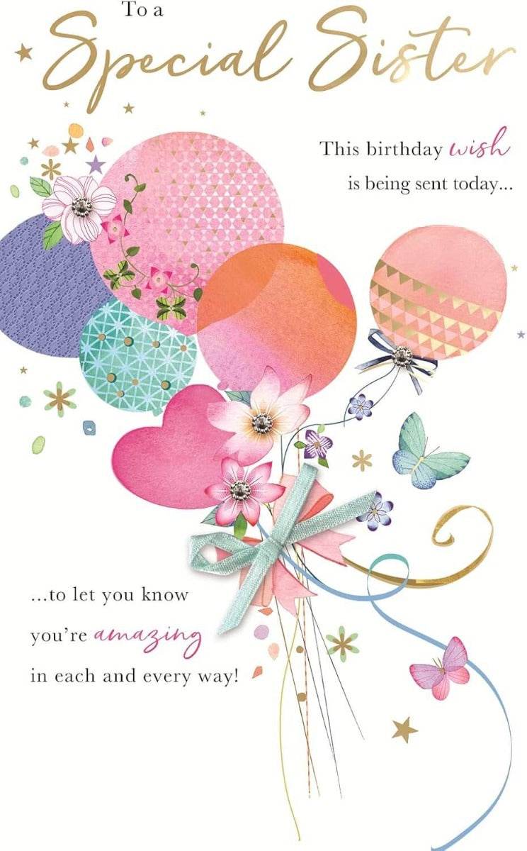 Sister Birthday Card - House of Cards