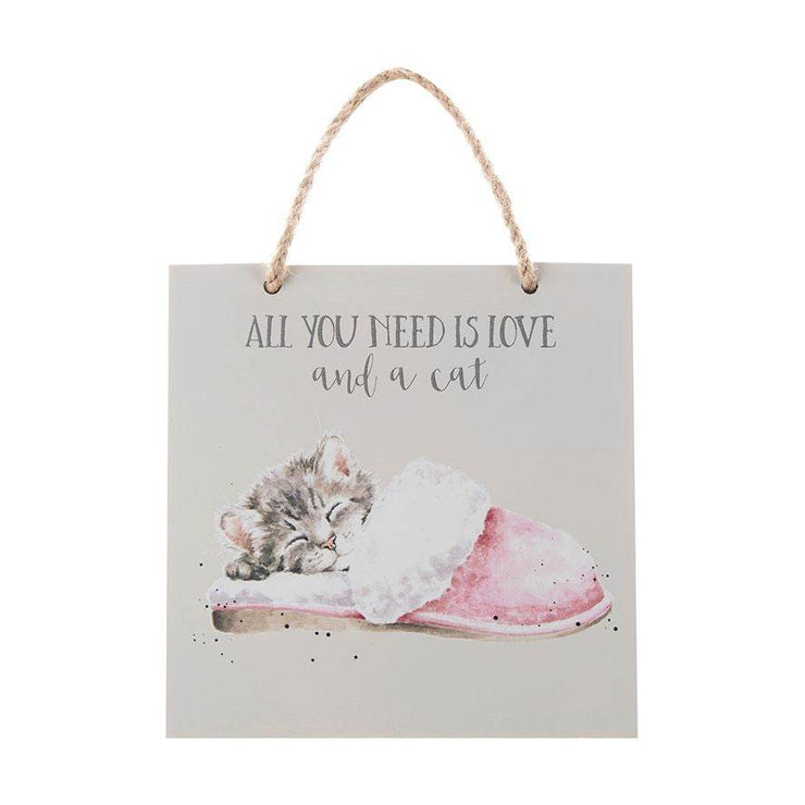 All You Need Is Love and a Cat Plaque - House of Cards