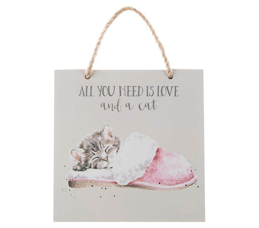 All You Need Is Love and a Cat Plaque - House of Cards