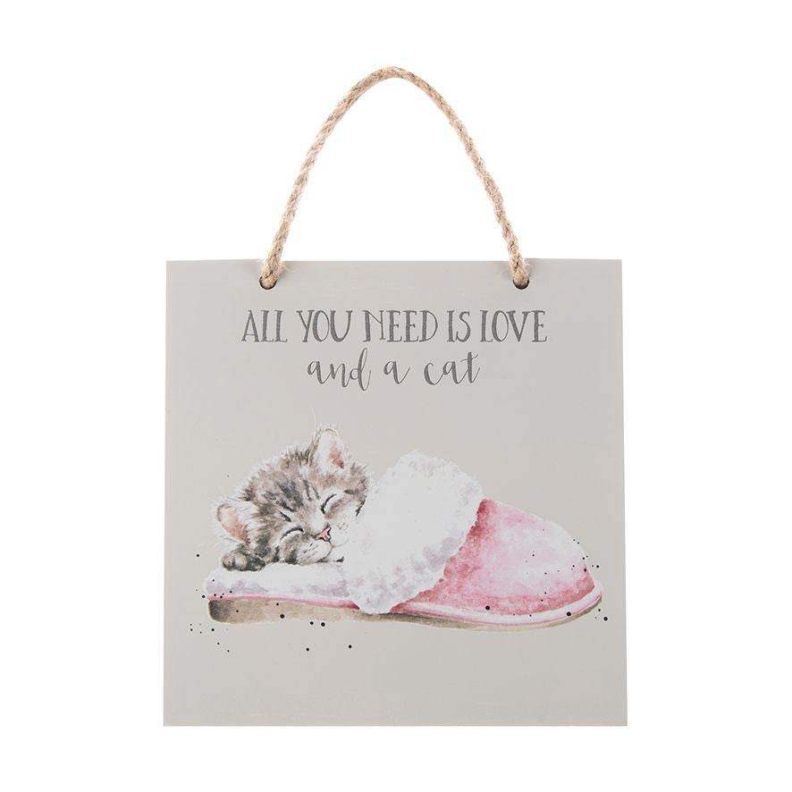 All You Need Is Love and a Cat Plaque - House of Cards