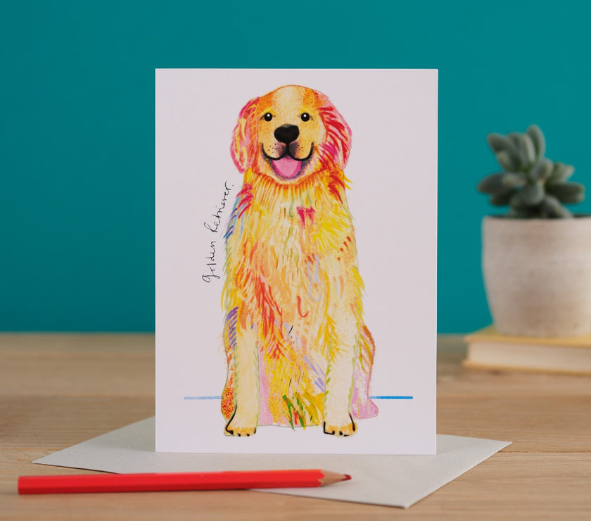 Golden Retriever Card