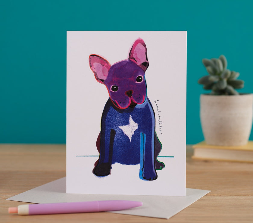 French Bulldog Card