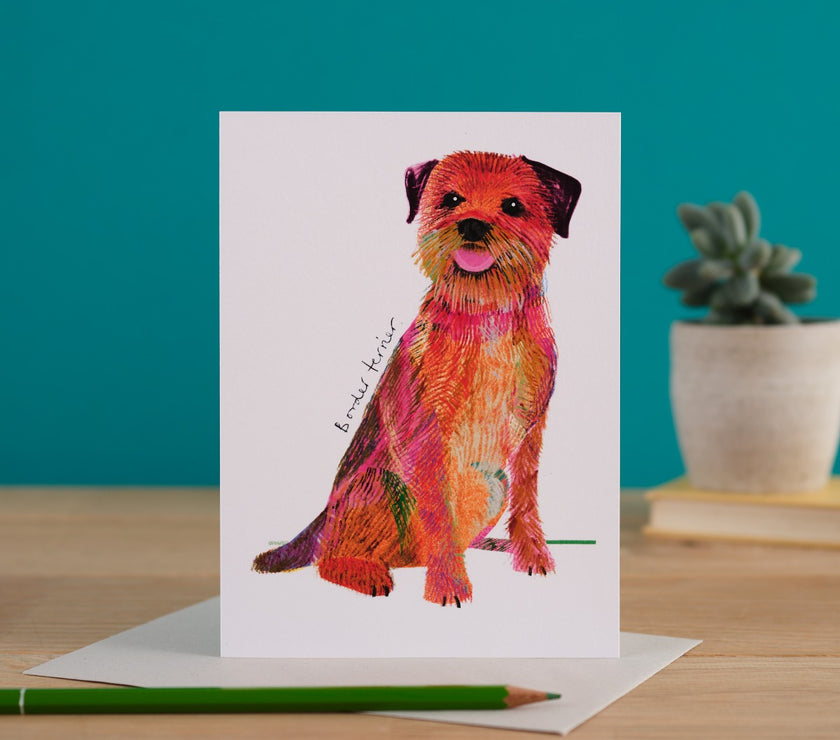 Border Terrier Card