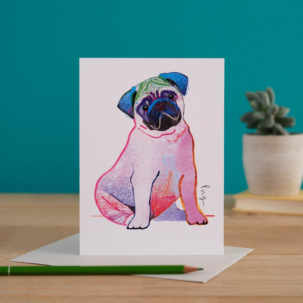 Pug Card - House of Cards