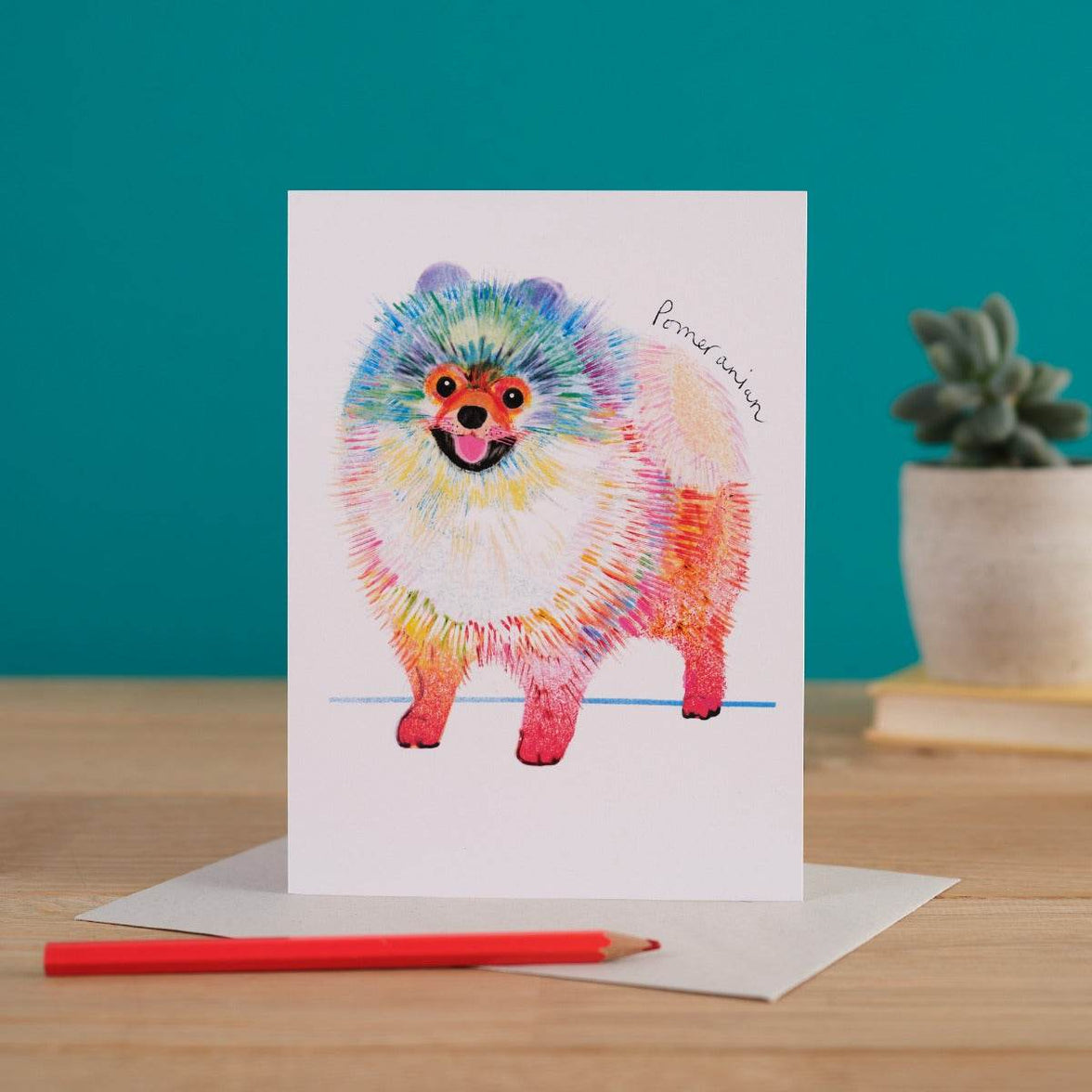 Pomeranian Card - House of Cards