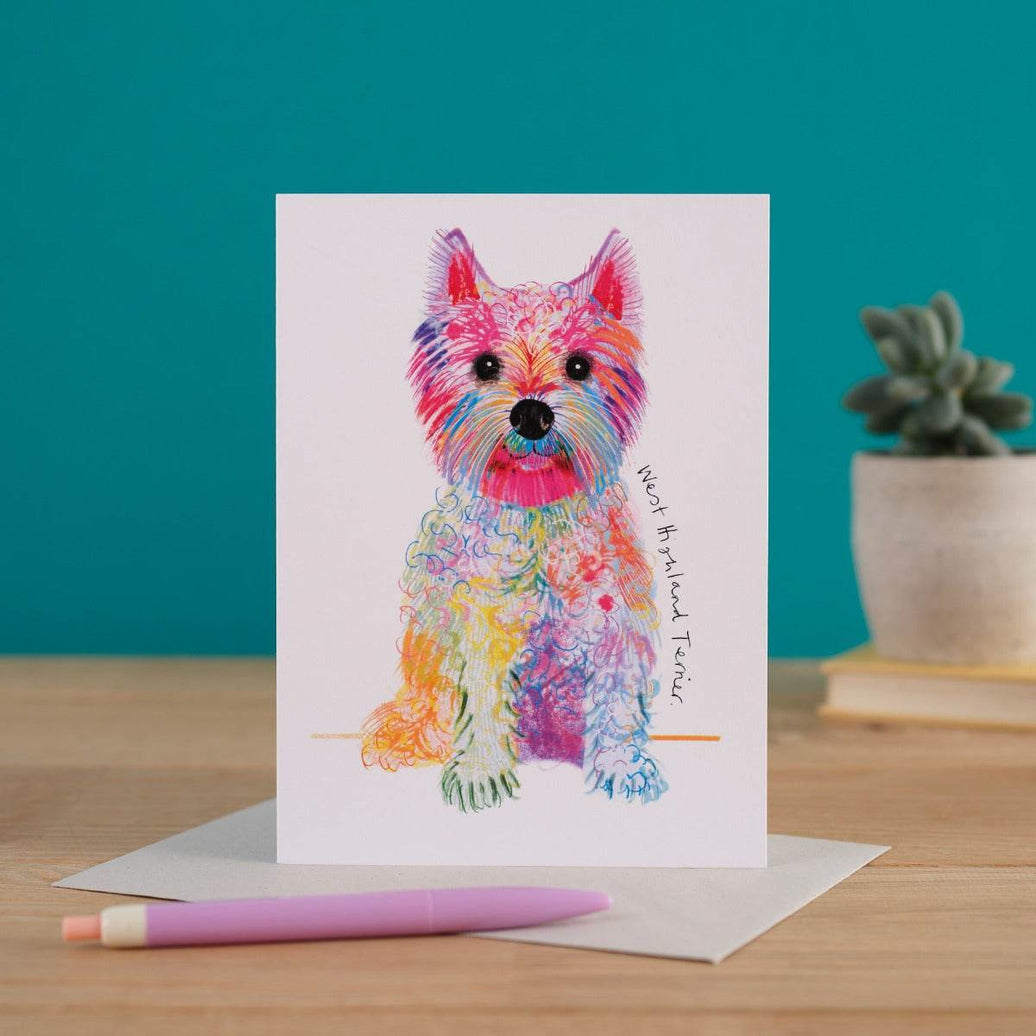 West Highland Terrier Card - House of Cards