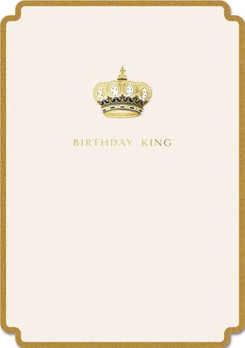 Birthday King Crown Birthday Card - House of Cards