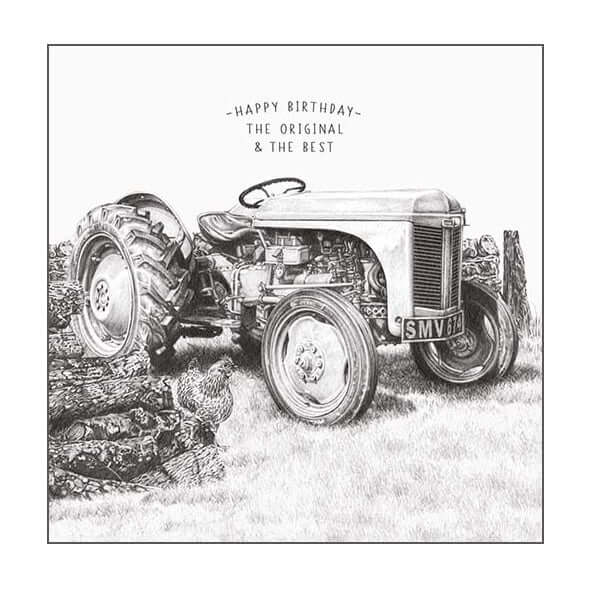 Tractor Birthday Card