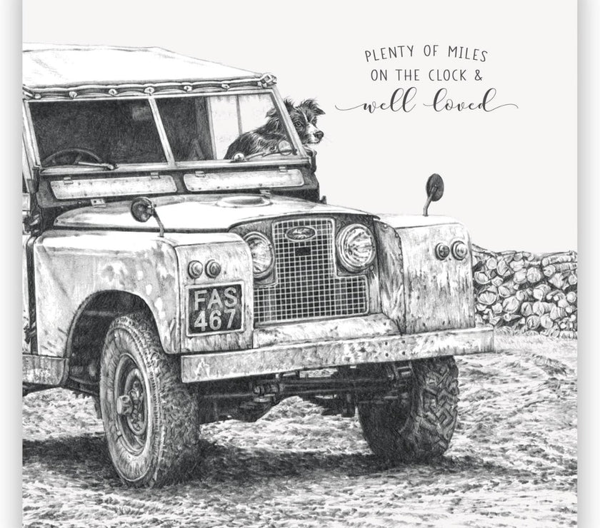 Plenty of Miles Jeep Birthday Card