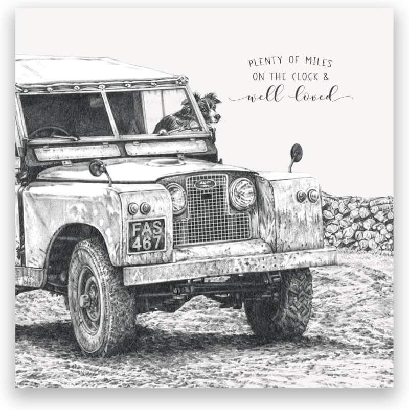 Plenty of Miles Jeep Birthday Card - House of Cards