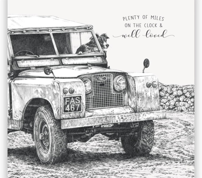 Plenty of Miles Jeep Birthday Card